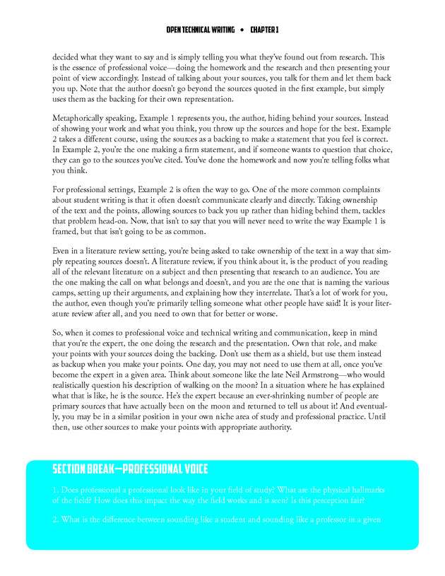 Open Technical Writing - New Page